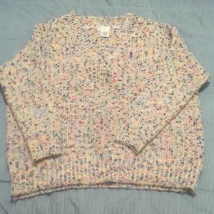 NWOT Main Strip confetti sweater